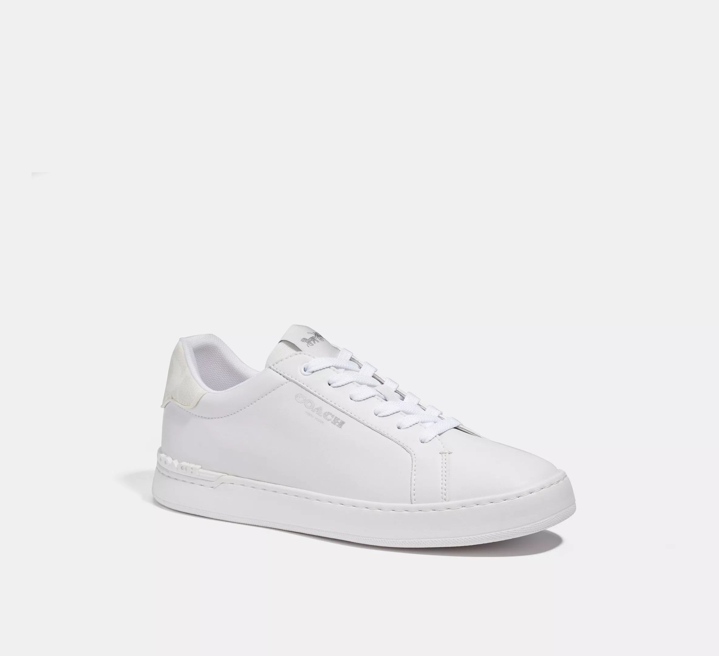 Tenis Coach Low Top Sneaker Signature Canvas White – Triamonto