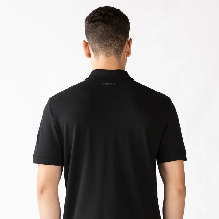 CAMISETA TIPO POLO MONASTERY GORDON NEGRA