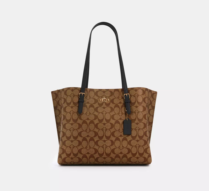 CARTERA COACH MOLLIE TOTE SIGNATURE CANVAS GRANDE