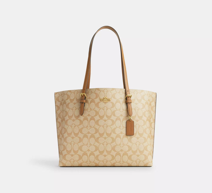 CARTERA COACH MOLLIE TOTE SIGNATURE CANVAS GRANDE