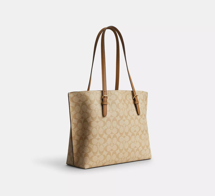 CARTERA COACH MOLLIE TOTE SIGNATURE CANVAS GRANDE