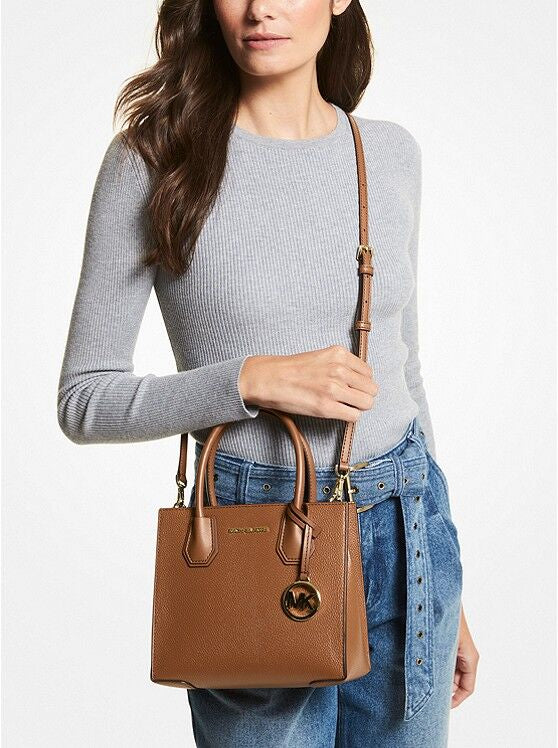 CARTERA MICHAEL KORS MERCER MEDIANA EN CUERO