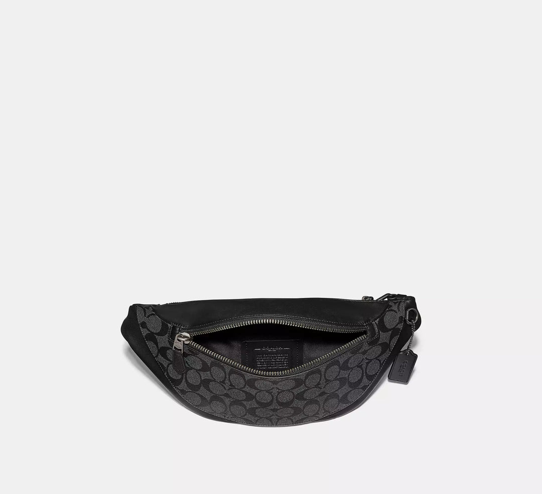 RIÑONERA COACH WARREN BELT BAG SIGNATURE CANVAS
