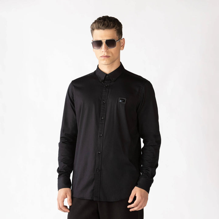 CAMISA MONASTERY BALLING NEGRA