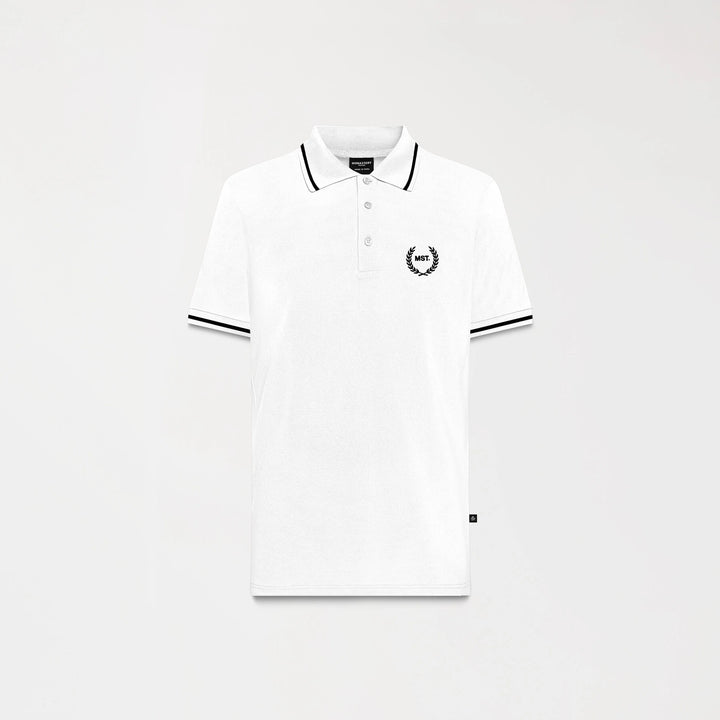 CAMISETA TIPO POLO MONASTERY CALESTER BLANCA
