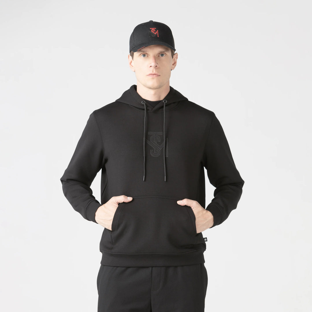 HOODIE MONASTERY CROW MEN BLACK