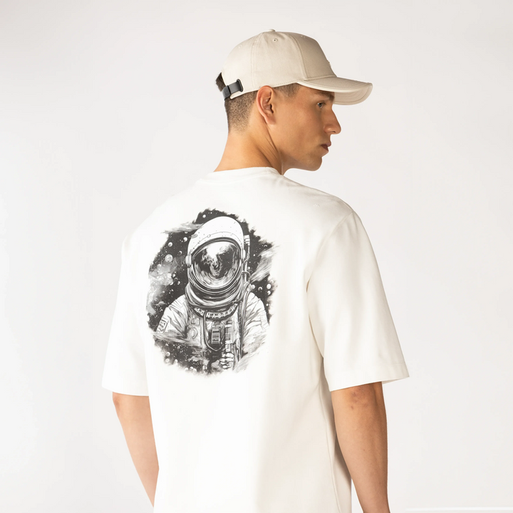 CAMISETA OVERSIZED MONASTERY APILO BLANCA