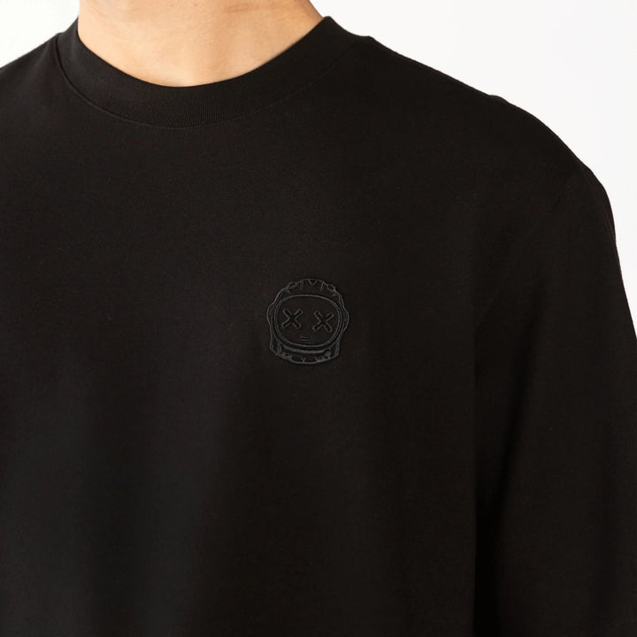 CAMISETA OVERSIZED MONASTERY APILO NEGRA