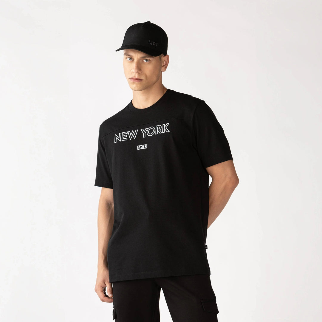 CAMISETA MONASTERY MISTY NEGRA