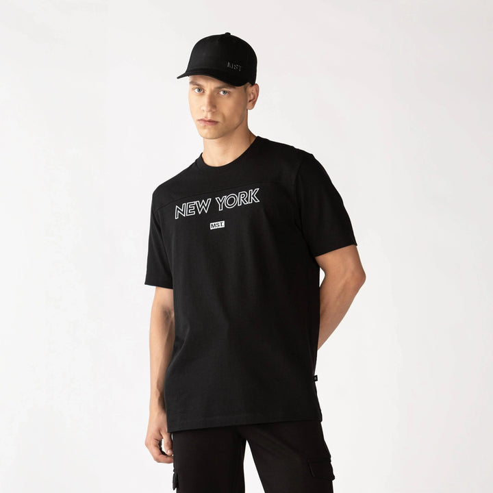 CAMISETA MONASTERY MISTY NEGRA