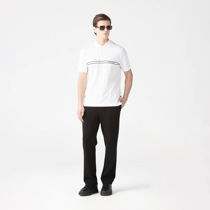 CAMISETA TIPO POLO MONASTERY MARCUS MEN WHITE