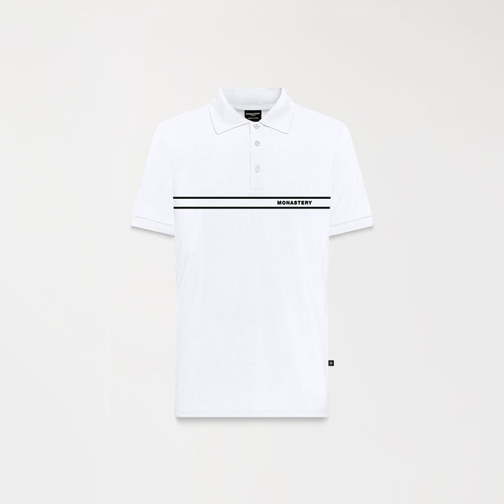 CAMISETA TIPO POLO MONASTERY MARCUS MEN WHITE