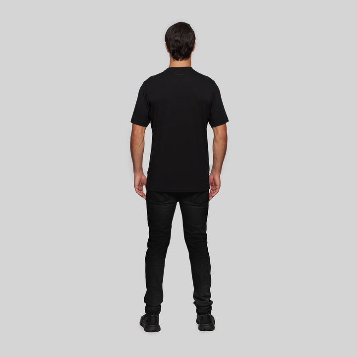 CAMISETA MONASTERY PEGASO NEGRA