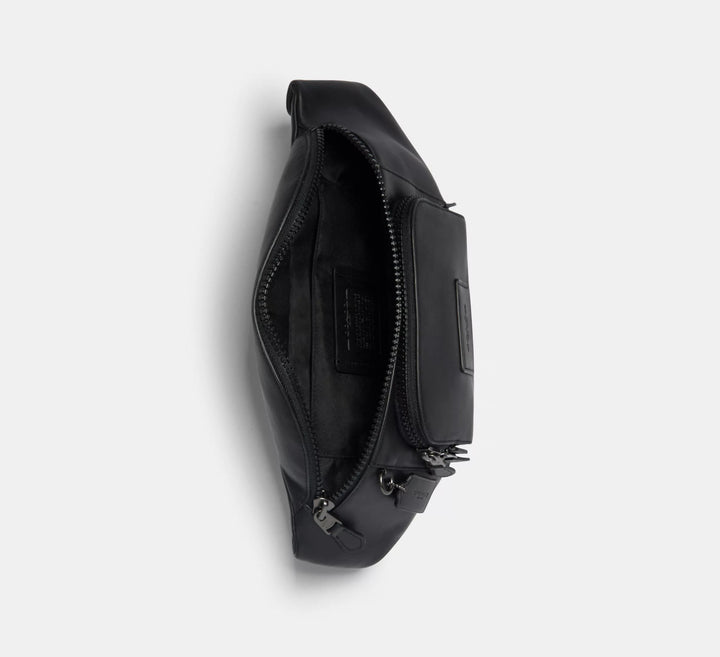 RIÑONERA COACH TRACK BELT BAG EN CUERO