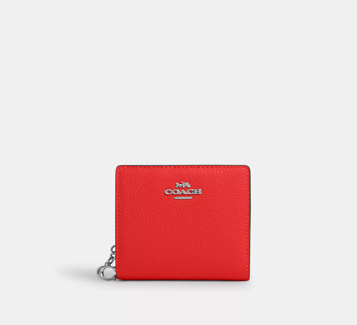 BILLETERA PEQUEÑA COACH SNAP CUERO