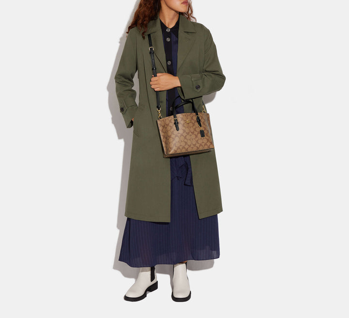 CARTERA COACH MOLLIE TOTE 25 SIGNATURE CANVAS