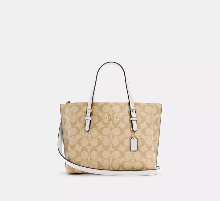 CARTERA COACH MOLLIE TOTE 25 SIGNATURE CANVAS