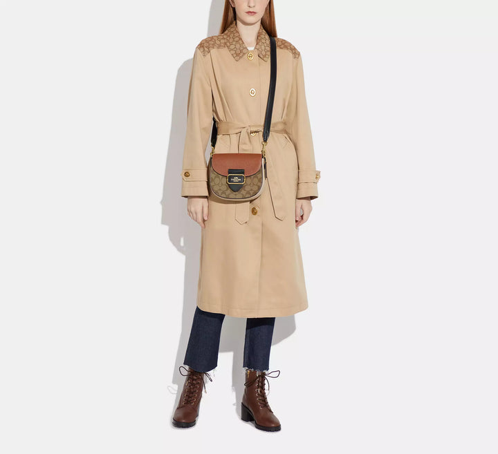 CARTERA TIPO CARRIEL COACH MORGAN SIGNATURE CANVAS