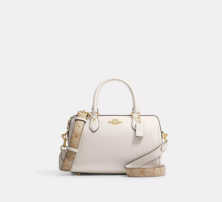 CARTERA COACH ROWAN CON CORREA CANVAS