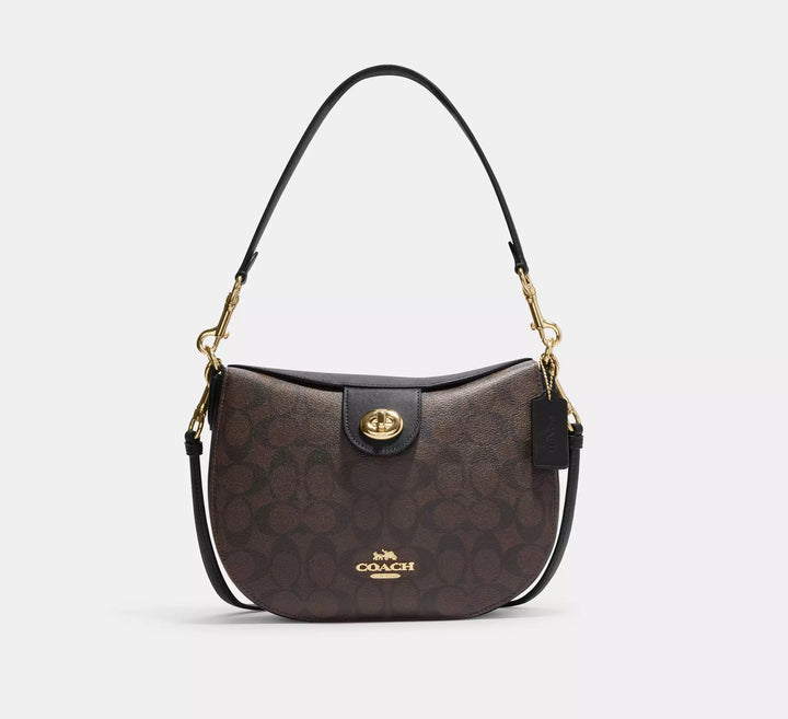 CARTERA COACH ELLA HOBO SIGNATURE CANVAS