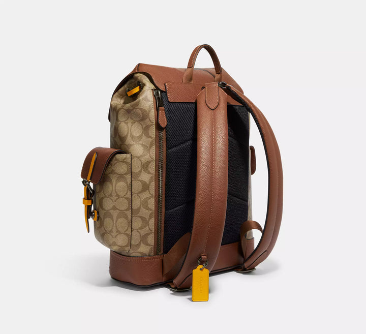 BACKPACK COACH HUDSON SIGNATURE CANVAS