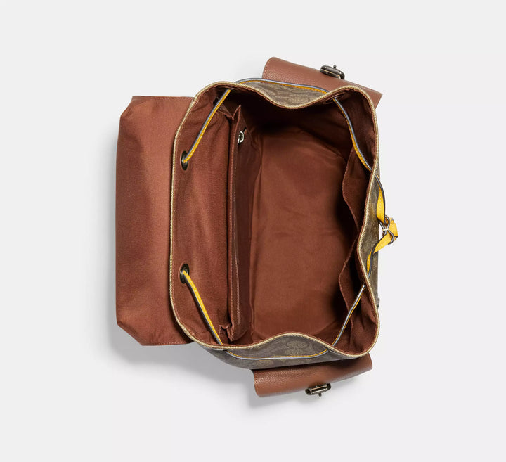 BACKPACK COACH HUDSON SIGNATURE CANVAS