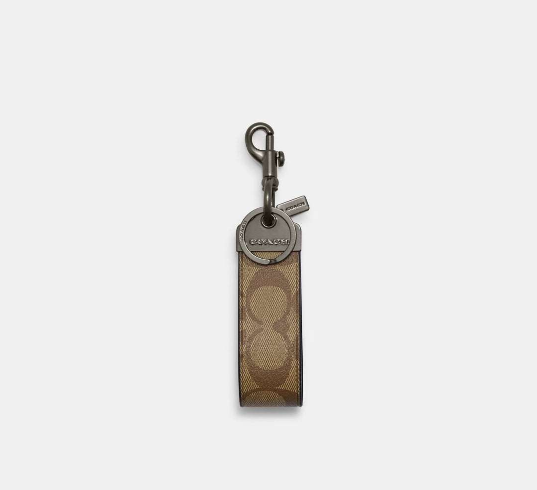 LLAVERO COACH SIGNATURE CANVAS