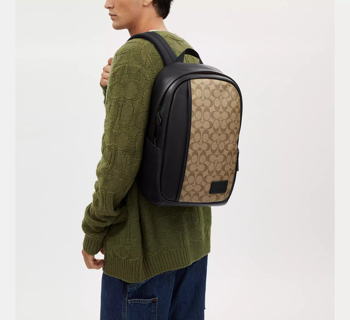 BACKPACK COACH EDGE SIGNATURE CANVAS