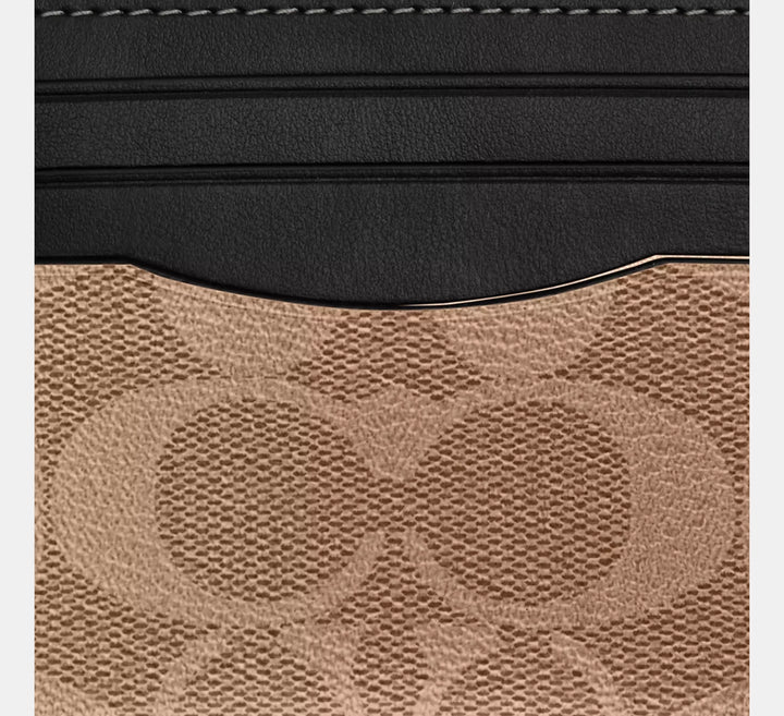 TARJETERO COACH SIGNATURE CANVAS MEN