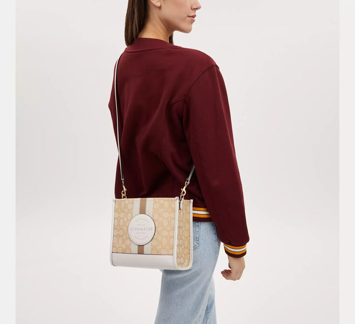 CARTERA COACH DEMPSEY TOTE MEDIANA JACQUARD