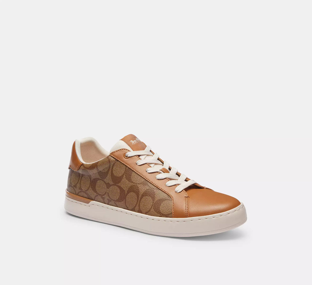 TENIS COACH LOW TOP SNEAKER SIGNATURE CANVAS BICOLOR
