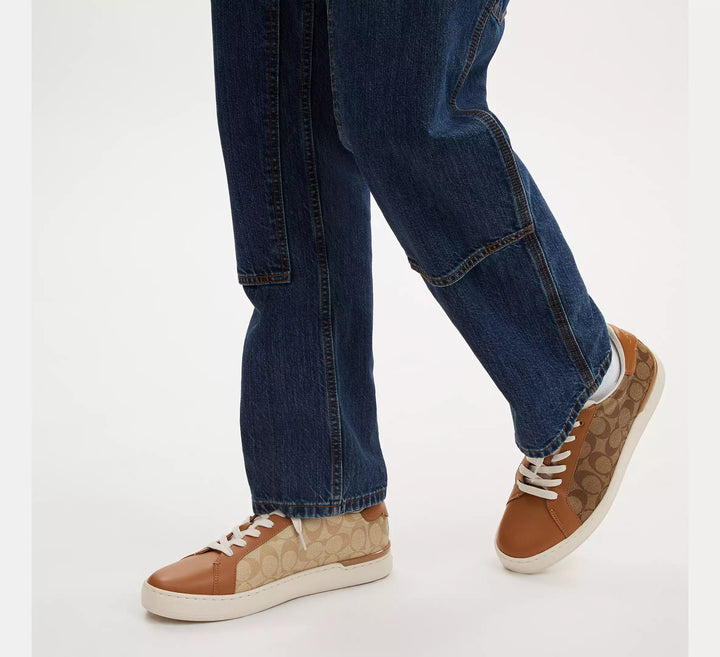 TENIS COACH LOW TOP SNEAKER SIGNATURE CANVAS BICOLOR