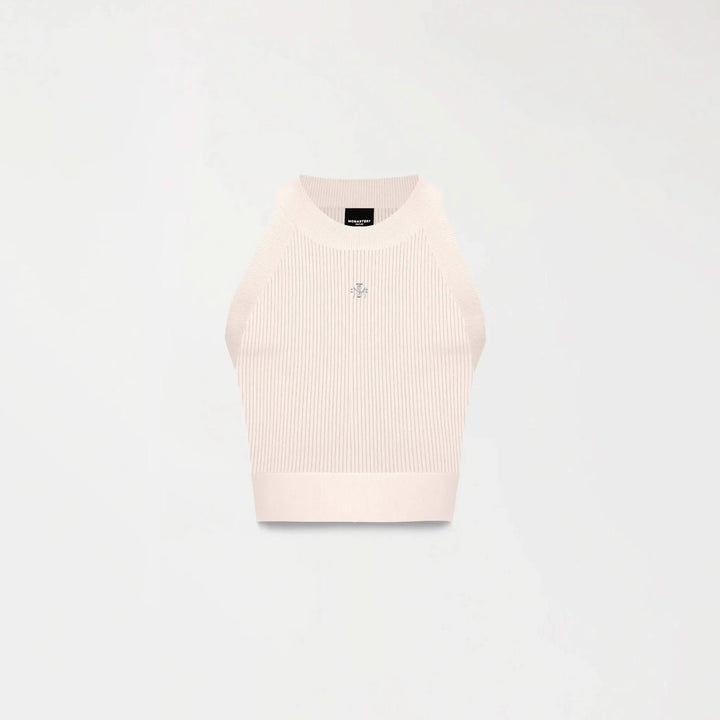 KNITTED CROP TOP MONASTERY FAIRY SAND DOLLAR