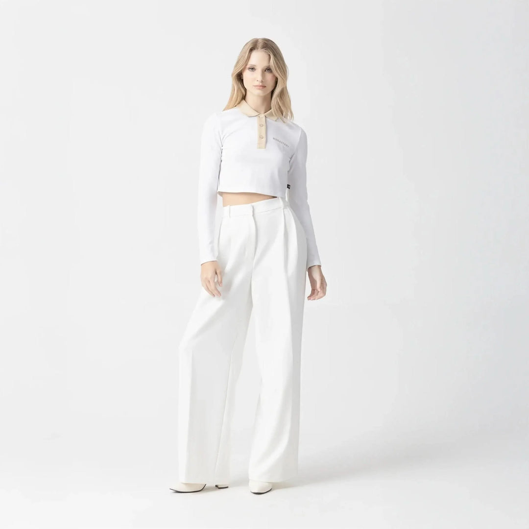 CROP TOP MONASTERY NEWBURY MUJER BLANCO