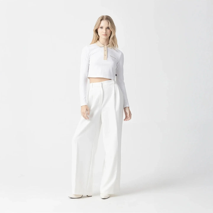 CROP TOP MONASTERY NEWBURY MUJER BLANCO