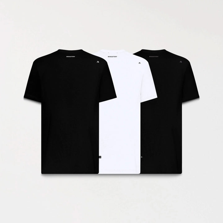 THREEPACK CAMISETAS MONASTERY TALNOR BLACK