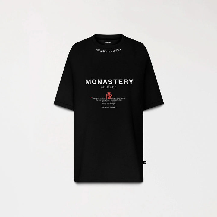CAMISETA OVERSIZED MONASTERY TERRIMONT MEN BLACK