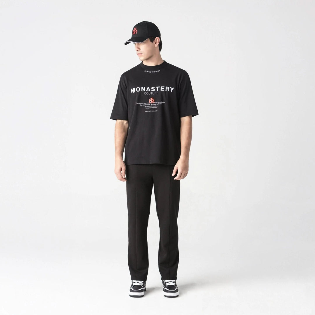CAMISETA OVERSIZED MONASTERY TERRIMONT MEN BLACK