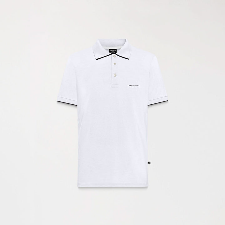 CAMISETA TIPO POLO MONASTERY WHEELER MEN WHITE
