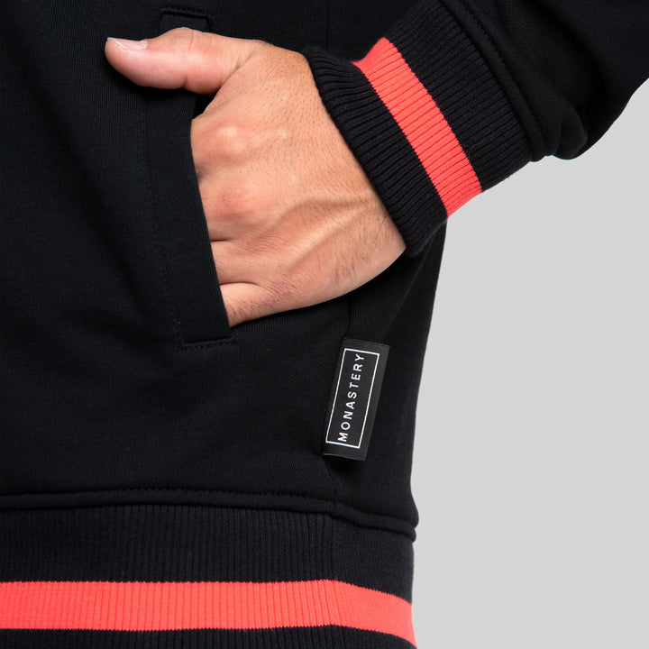 HOODIE MONASTERY CRUX BLACK