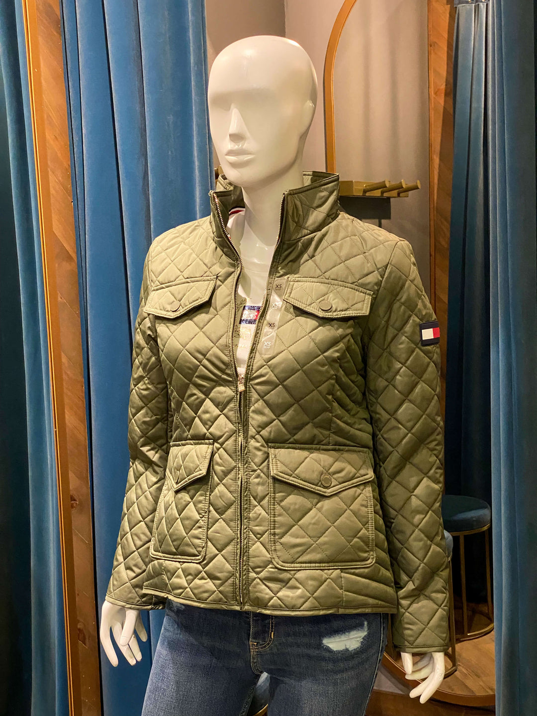 CHAQUETA QUILTED CLASICA TOMMY HILFIGER
