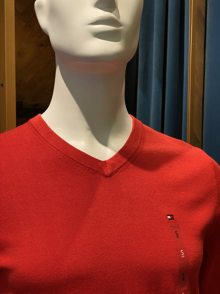 SUETER CLASICO CUELLO V TOMMY HILFIGER
