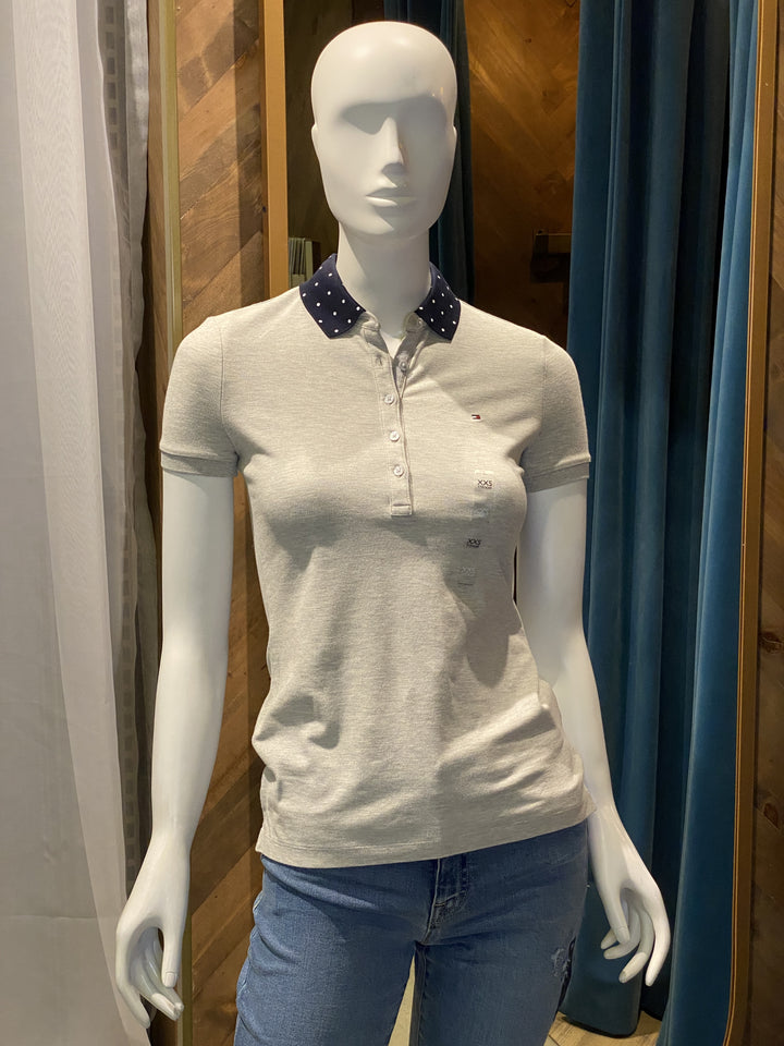 CAMISETA TIPO POLO CUELLO PUNTOS TOMMY HILFIGER